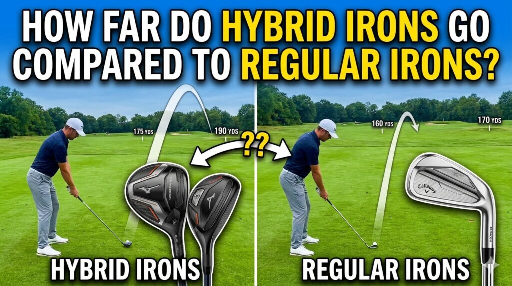 How Far Do Hybrid Irons Go Compared to Regular Irons?
