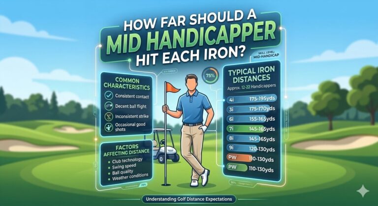 How Far Should a Mid Handicapper Hit Each Iron?