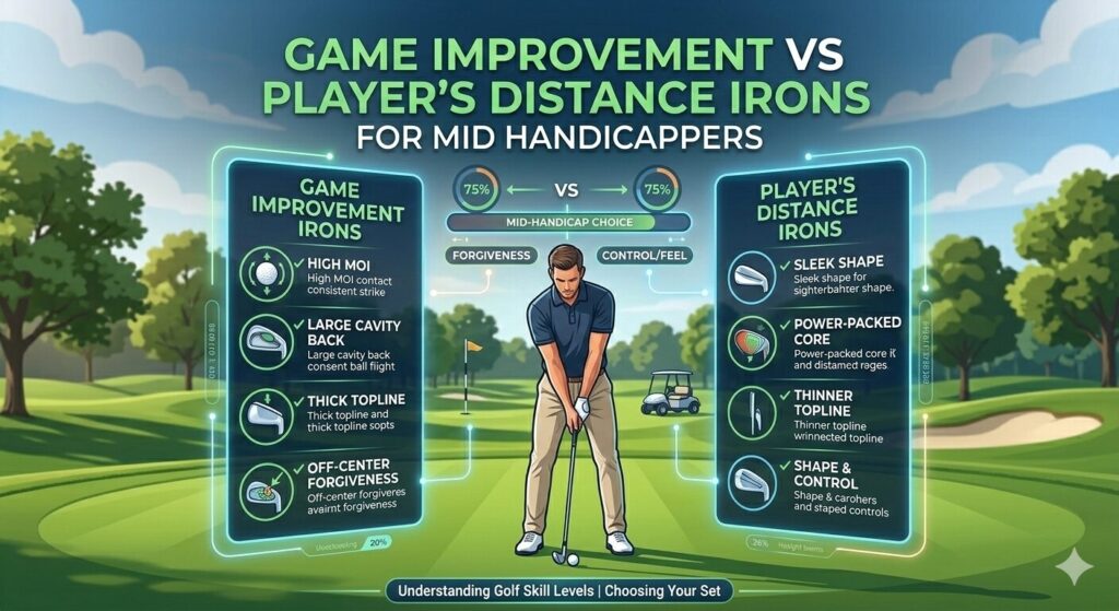 Game Improvement vs Player's Distance Irons for Mid Handicappers