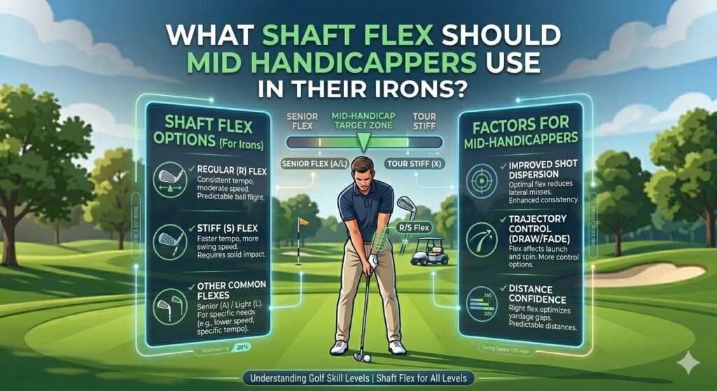What Shaft Flex Should Mid Handicappers Use in Their Irons?